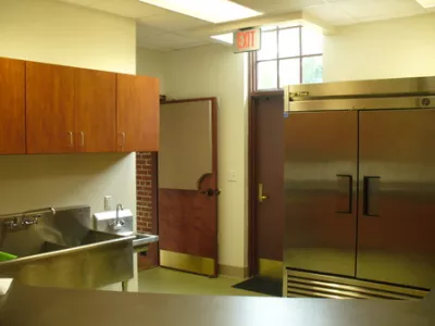 new kitchen area